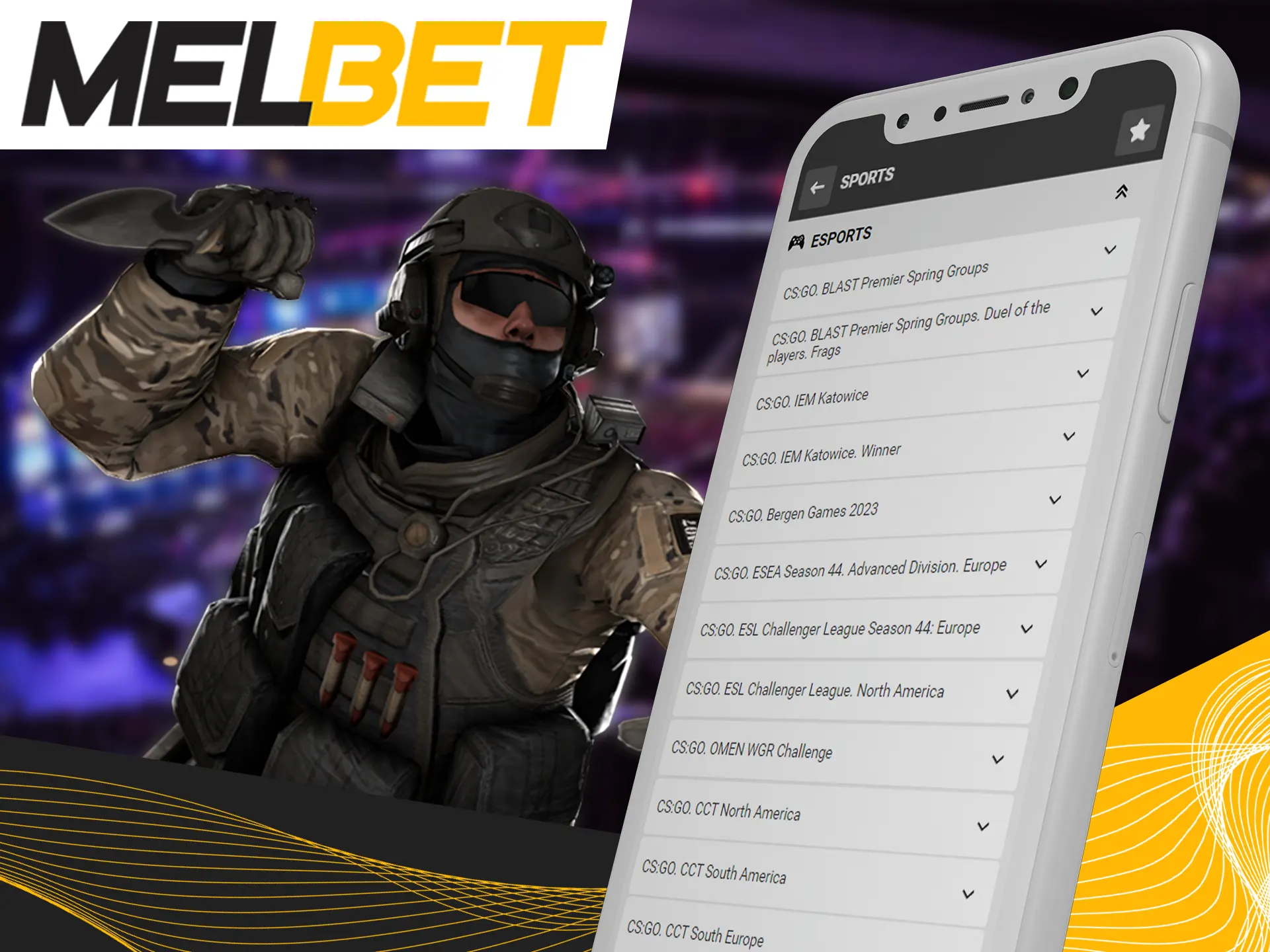 Bet on best CS:GO teams and win money.