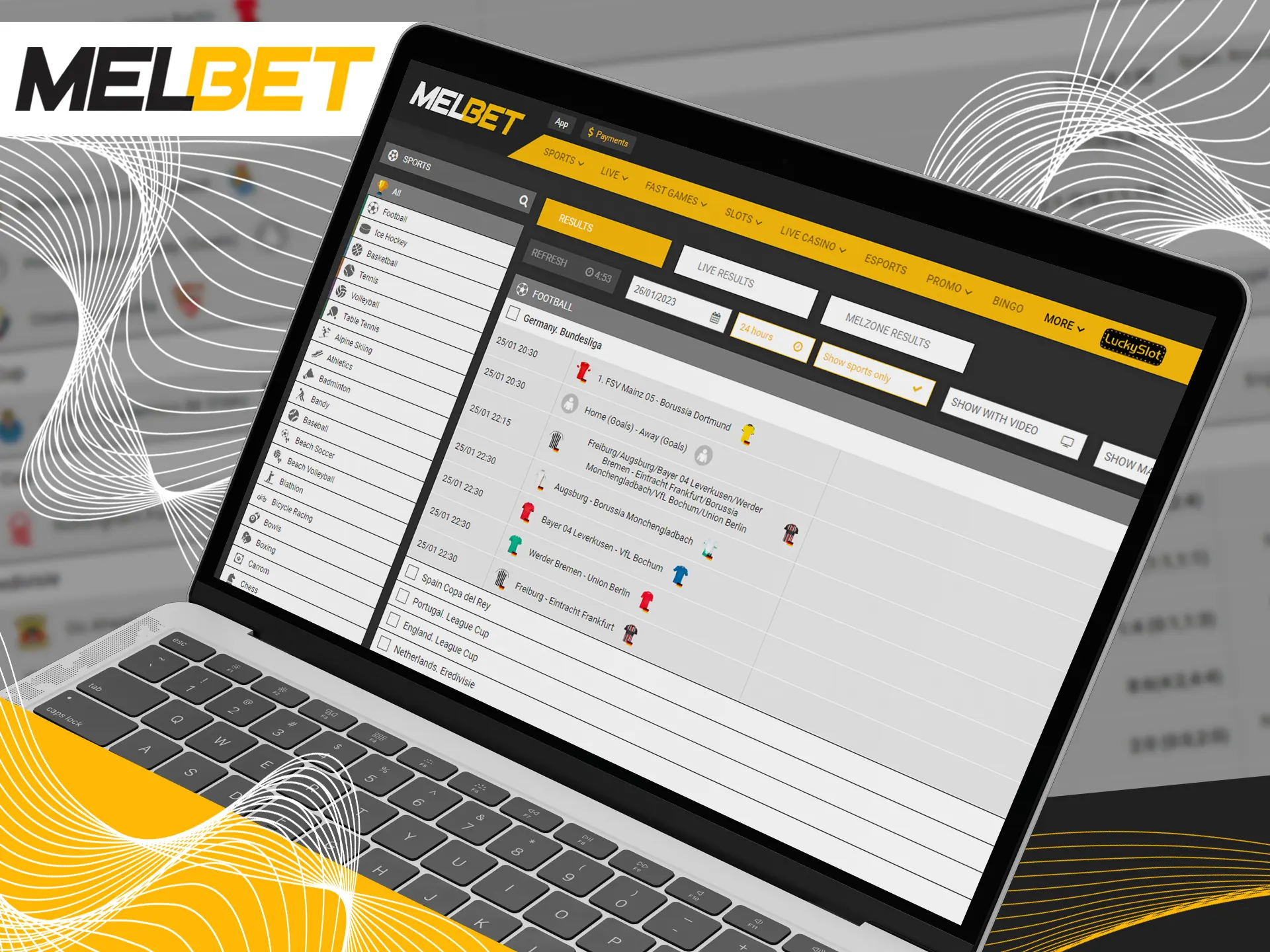 Get access to all of the previous matches.